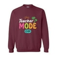 thumbnail image 1 of Teacher Mode Off Last Day Of School Summer Vacation Quote Sweatshirt, for men & women, up to size 5XL, 1 of 3