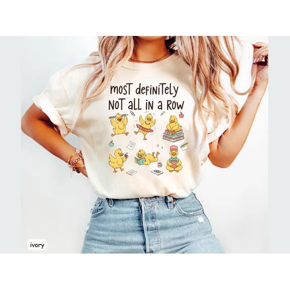 Teacher Most Definitely Not Educator Appreciation Gift T-Shirt ...