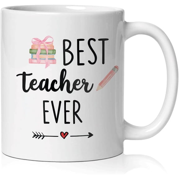 Teacher Mug, Best Teachers Appreciation Gifts for Women Coffee Cup Ceramic, Back to School Teacher Gifts Ceramic Coffee Tea Mug 11 oz