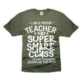 thumbnail image 1 of Teacher Of Super Smart Class Shirt Funny Teacher Shirts Teacher Graduation Shirts (XX-Large Military Green), 1 of 6