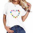 thumbnail image 1 of Teacher Of Tiny Humans Hands Heart Teaching Appreciation T-Shirt, 1 of 5