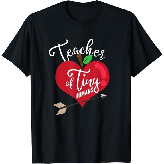 Teacher Of Tiny Humans Preschool Teacher Teaching Teach Gift T-Shirt Black Small