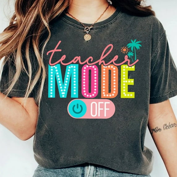 Teacher Off Duty T-Shirt, Class Dismissed Summer Tee, Peace Out School Shirt, Last Day of School Teacher Gift for Vacation Mode