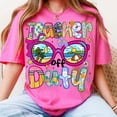thumbnail image 1 of Teacher Off Duty T-Shirt, Funny Last Day of School Tee, Summer Break Shirt, Teacher Vacation T-Shirt, Appreciation Gift for Educators Tee, 1 of 5