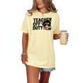 thumbnail image 1 of Teacher Off Duty T-Shirt, Funny Teacher Shirt, Summer Break Tee, Vacation Mode Shirt, Teacher Appreciation Gift, Cool Teacher Graphic Tee, Butter Comfort Colors T-Shirt, Small, 1 of 1