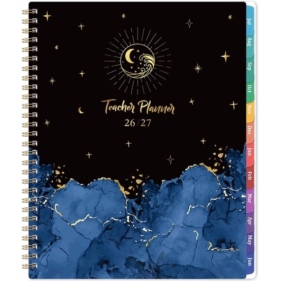 Teacher Planner 2026-2027 - Academic Lesson Planner, July 2026 - June 2027, 8.5'' x 11'', Lesson Plan Book, Weekly & Monthly Lesson Planner with Quotes, Weekly Activity Schedule, Teacher's Gifts