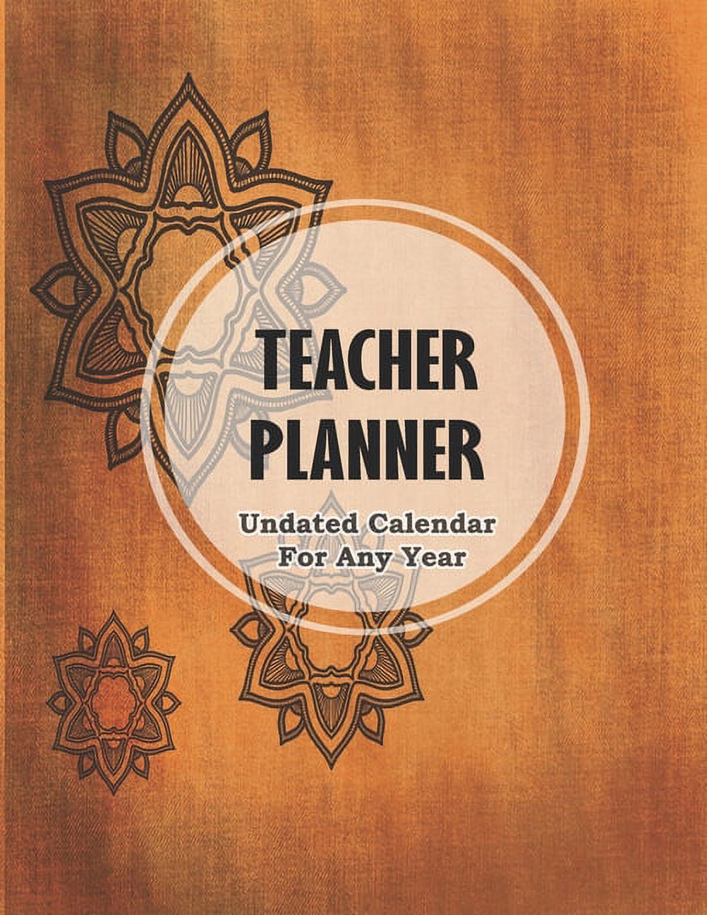 Teacher Planner Undated calendar for any year. Weekly and Monthly