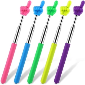 Teacher Pointer Stick, Extendable Finger Pointer Stick Teacher Pointer for Classroom Finger Reading Tools Teacher Must Haves Hand Pointing Stick for Teacher Classroom Supplies