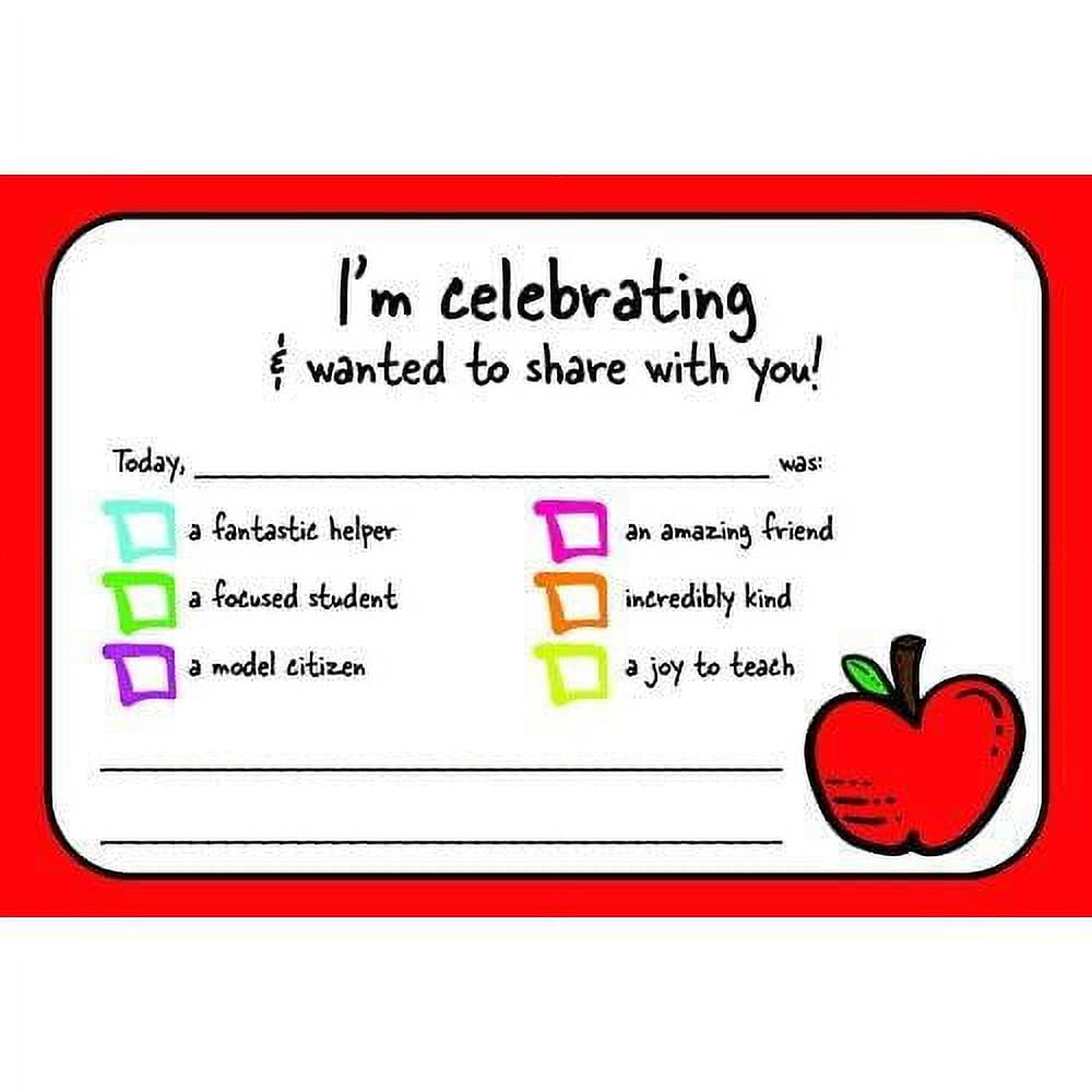 Teacher Positive Postcards - Good News Thank You Note From Teacher ...