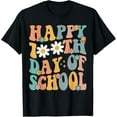 thumbnail image 1 of Teacher Retro Groovy 100 Days Happy 100Th Day Of School T-Shirt Unisex S-5XL Hot Trending Shirt, Vintage Birthday Gift, 1 of 2