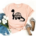 thumbnail image 1 of Teacher Saurus T-shirt Kindergarten Gift Back To School Tee Dinosaur Top Educators, 1 of 3