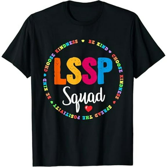 Teacher School Psychologist LSSP Squad Education Team Crew T-Shirt