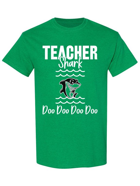 Teacher Shark Doo Doo Doo Doo T-Shirt Men -Image by Shutterstock, Male Small