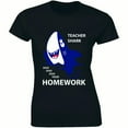 thumbnail image 1 of Teacher Shark Viral Music Song Teacherr Doo Doo Doo Womens T-Shirt, 1 of 4
