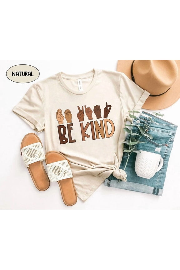 Teacher Shirt Black Month History, Black Teacher ASL Shirt Sweatshirt, Be Kind Black Women, Be Kind Hand Sign, Melanin Teacher Sign Language