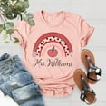 thumbnail image 1 of Teacher Shirt, Teacher, Teacher Gifts, New Teacher Shirt for Women, Teacher Appreciation Gift, Rainbow Teacher Name Shirt Tshirt All Size S-5XL, 1 of 5