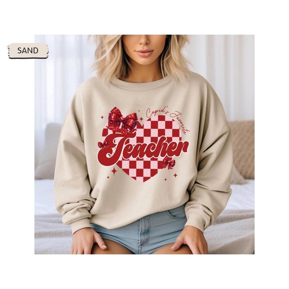 Teacher Shirts, Teacher Valentines Day Shirt, Cupid's Favorite Teacher, Valentine Teacher