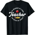 thumbnail image 1 of Teacher Shirts Teaching Inspirational Quotes Back To School T-Shirt Black Small, 1 of 4