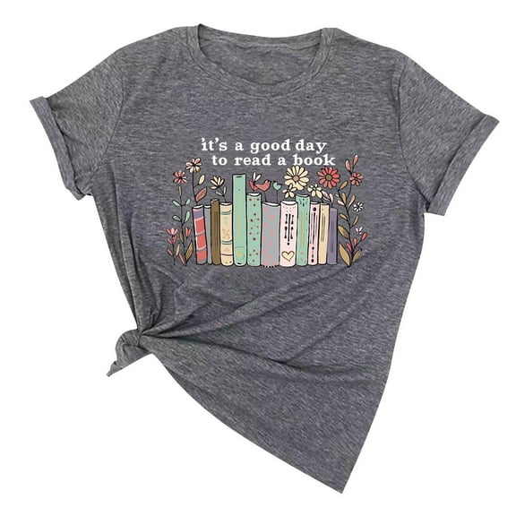 Teacher Shirts Women Wildflowers Book T Shirt Book Lover Tshirt Book Reading Shirt Teaching Life Short Sleeve Tee Tops