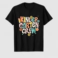 thumbnail image 1 of Teacher Shirts for Women Crew T Shirt First Day of School Grade Teacher Tee Top, 1 of 7