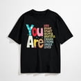 thumbnail image 1 of Teacher Shirts for Women, First Day School Tee, Teacher Appreciation Week Gift, Motivational Educator Crewneck Tops, 1 of 7