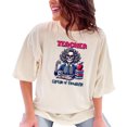 thumbnail image 1 of Teacher Skeleton Captain of Knowledge Graphic T-Shirt, Skull Professor Tee, Funny Teacher Gift, Education Lover Shirt, Book Lover Tee, Ivory Comfort Colors T-Shirt, Small, 1 of 1