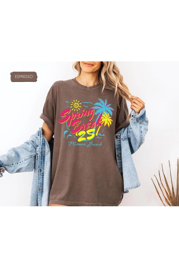 Teacher Spring Break 2025 Shirt, Retro Spring Break Shirt, Beach Vacation, Spring Break Ma