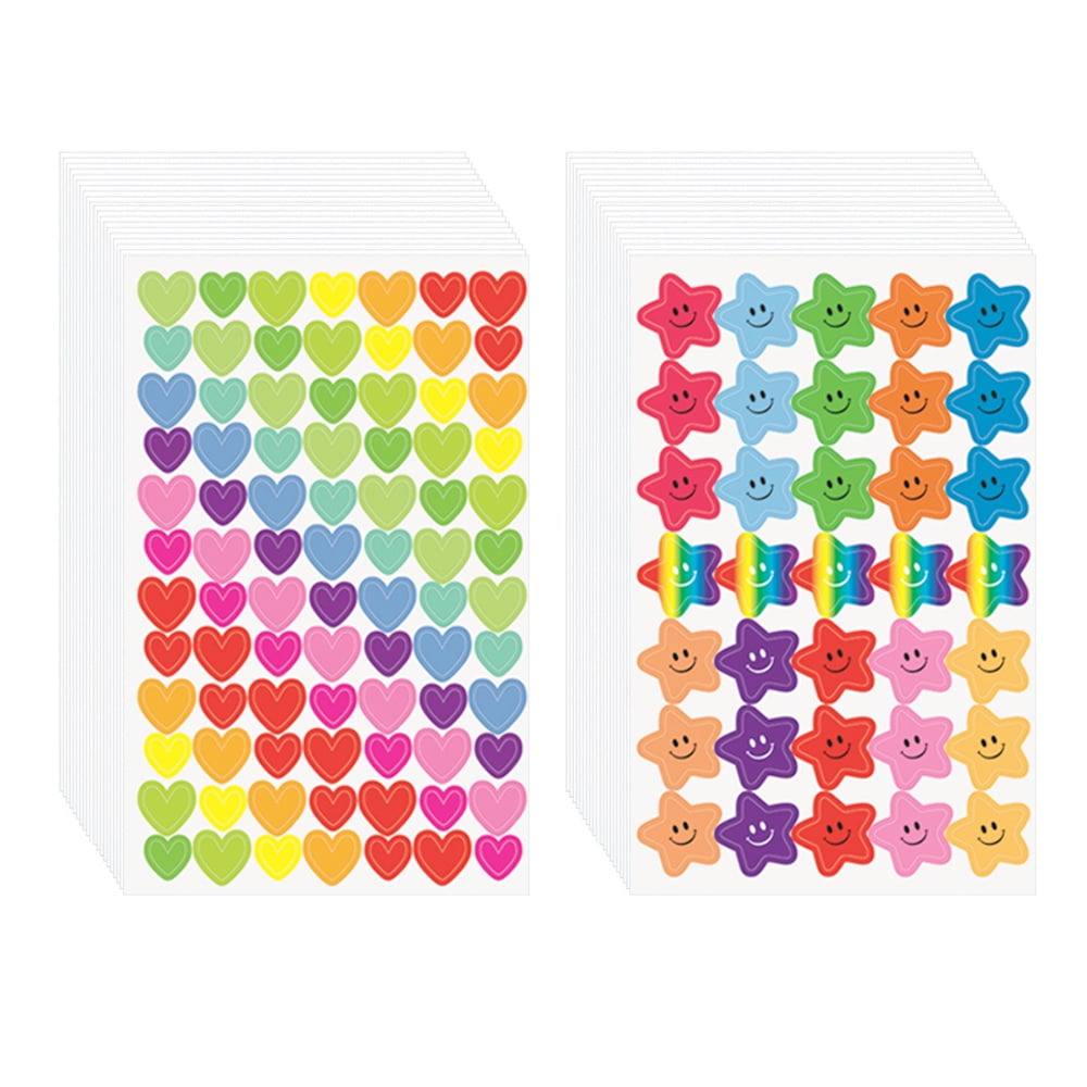 2730 Count Teacher Star Reward Stickers for kids and Students, small sticker  for Behavior Chart, Classroom Supplies, 30 Sheets, Assorted Designs 