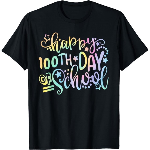 Teacher Student 100 Days T-Shirt - Walmart.com