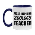 thumbnail image 1 of Teacher Superlative Mug, Most Inspiring Zoology Teacher Gift, 11oz or 15oz White Ceramic Coffee Cup, Gift for Zoology Teacher, 1 of 7