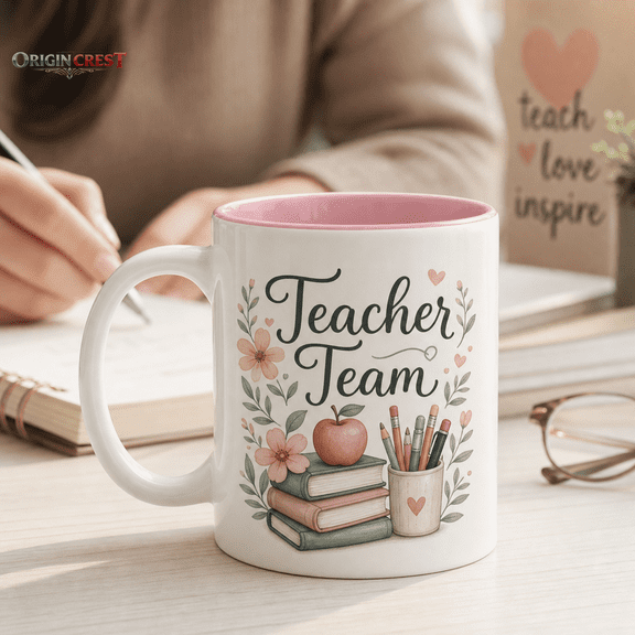 Teacher Team Mug Personalized Teacher Gift for School Staff Appreciation