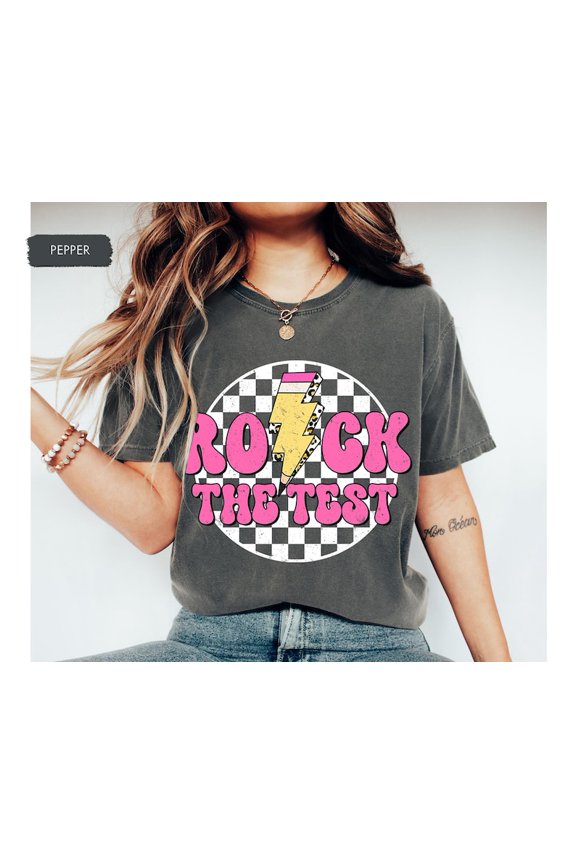 Teacher Test Day Shirt, Rock The Test Shirt, State Testing Shirt, School Test Shirt, School Counselor Shirt, Test Squad, Test Day Shirt