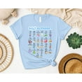 thumbnail image 1 of Teacher Themed Alphabet Bluey T-shirt, Kindergarten Educational Shirt, Back to school, Learn ABC Teacher, Bluey Bingo Muffin Friends, 1 of 3