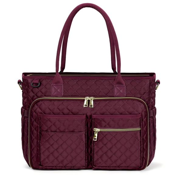 Teacher Tote Bag 15.6 Inch Laptop Bag(For Women)Work Bag Laptop Handbag Nurse Bag Professional Computer Crossbody Bag (With Insulated Pocket) Laptop Briefcase for Office, College, And Nursing