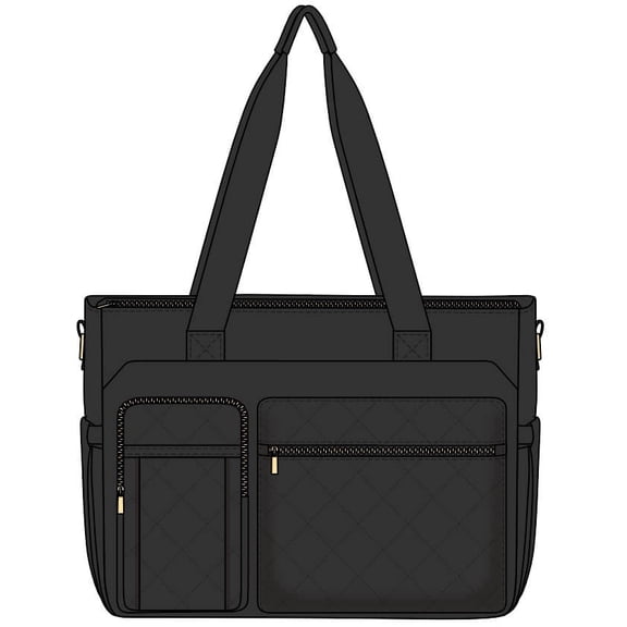 Teacher Tote Bag 15.6 inch Laptop Bag for Women Laptop Briefcase Work Bags Nurse Tote Professional Computer Messenger Shoulder Bags for Office, College, Nursing,DarkGreen