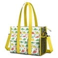 thumbnail image 1 of Teacher Tote Bag,Colorful Dinosaur Repeat Pattern Teacher Utility Tote Bag,Large Work Tote Bags for Women with Multiple Pockets,Top Zipper Closure,13.8x10.6x6.7 Inch, 1 of 5