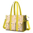 thumbnail image 1 of Teacher Tote Bag,Golden Retriever Teacher Utility Tote Bag,Large Work Tote Bags for Women with Multiple Pockets,Top Zipper Closure,13.8x10.6x6.7 Inch, 1 of 5