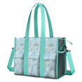 thumbnail image 1 of Teacher Tote Bag,Princess Pattern Teacher Utility Tote Bag,Large Work Tote Bags for Women with Multiple Pockets,Top Zipper Closure,13.8x10.6x6.7 Inch, 1 of 5