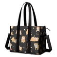 thumbnail image 1 of Teacher Tote Bag,Shiba Inu Teacher Utility Tote Bag,Large Work Tote Bags for Women with Multiple Pockets,Top Zipper Closure,13.8x10.6x6.7 Inch, 1 of 5