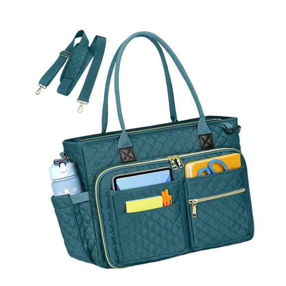 Teacher Toted Bag Work Laptop Bag with Cup Holder,Nurse Bags Professional Briefcases Business Computer Purses Handbag