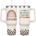 thumbnail image 1 of Teacher Tumbler Appreciation Present -Teacher Water Bottle 40 Oz-Thank You Present for Women Teachers, Back To School, Birthday, Retirement, 1 of 6