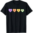 thumbnail image 1 of Teacher Valentines Day Funny Conversation Hearts School T-Shirt, 1 of 4