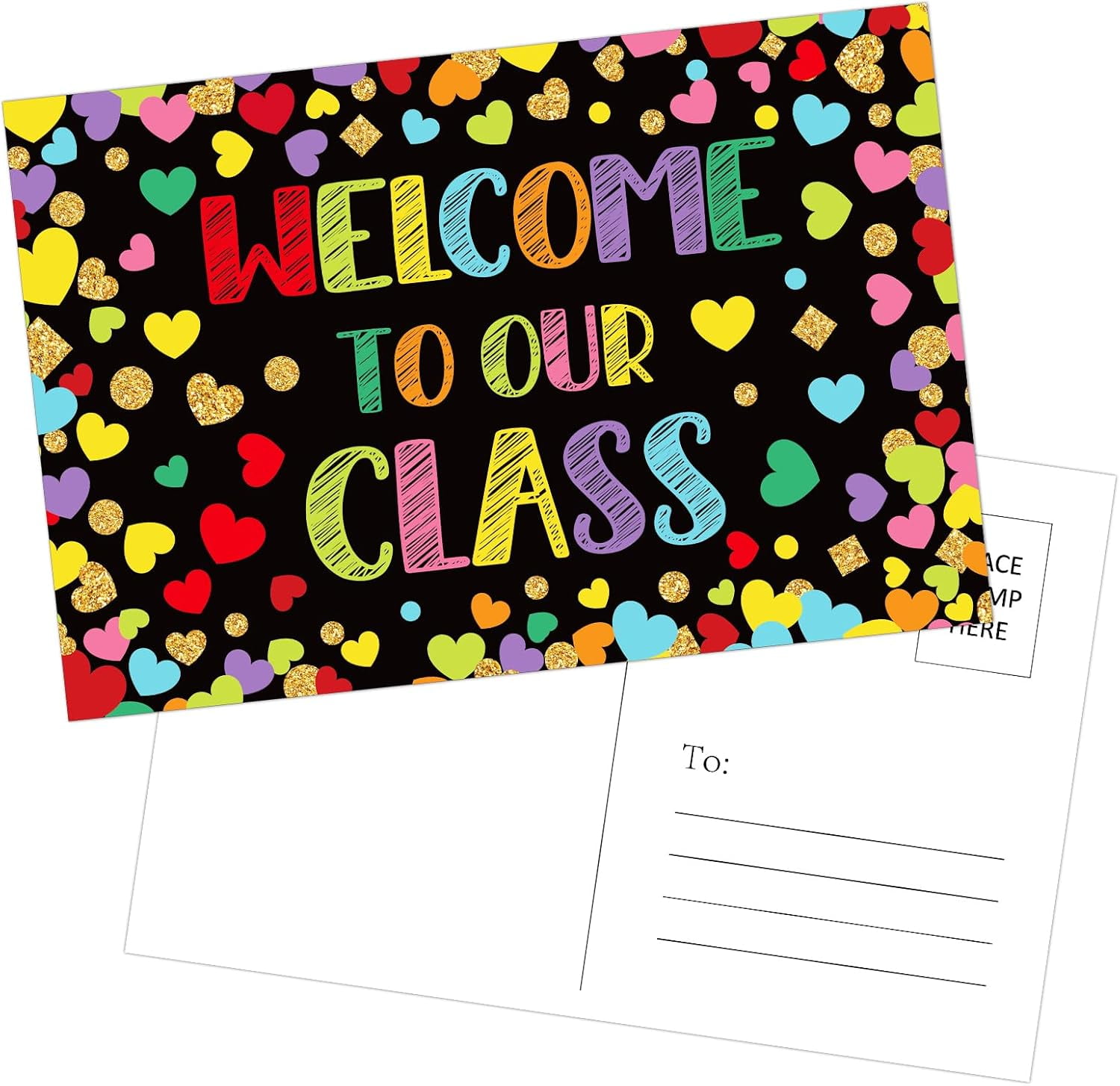 Teacher Welcome Postcards For Students Back To School Postcards For