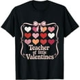 thumbnail image 1 of Teacher of Little Valentines Day Hearts Love School Educator T-Shirt TShirt, 1 of 4