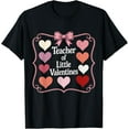 thumbnail image 1 of Teacher of Little Valentines Day Hearts Love School Educator T-Shirt TShirt, 1 of 4