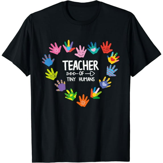 Teacher of Tiny Humans Kindergarten Preschool Teacher T-Shirt