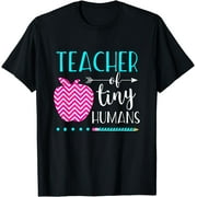 Teacher of Tiny Humans Preschool Pre K Kindergarten Teacher T-Shirt Black 3X-Large
