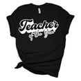 thumbnail image 1 of Teacher of the Year Teacher Appreciation Ladies Short Sleeve T-shirt Graphic Tee Graphic Tee-Black-large, 1 of 4