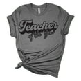 thumbnail image 1 of Teacher of the Year Teacher Appreciation Ladies Short Sleeve T-shirt Graphic Tee Graphic Tee-Sports Grey-medium, 1 of 4