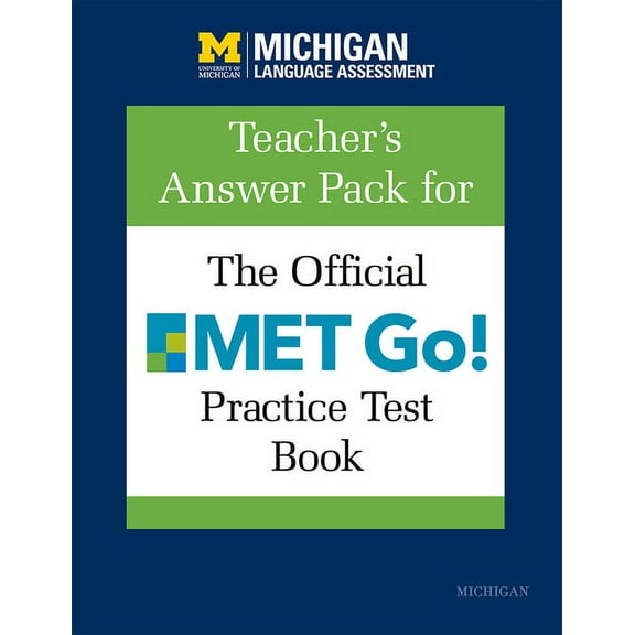 Teacher's Answer Pack for the Official Met Go! Practice Test Book, (Paperback)